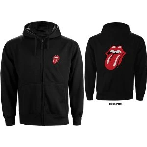 Image of The Rolling Stones - Classic Tongue Unisex Large Hoodie - Black