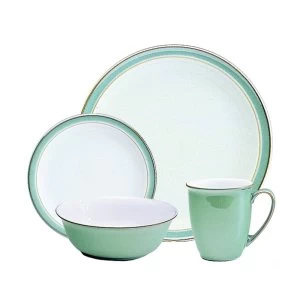 image of Denby Regency Green 4 Piece Tableware Set