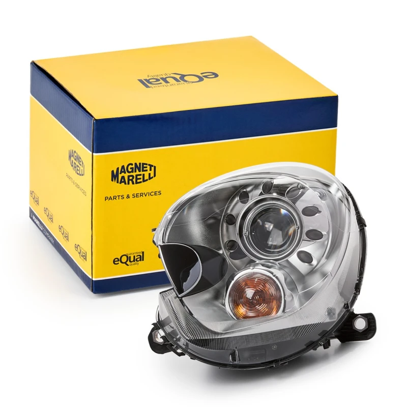 Image of MAGNETI MARELLI 711307023643 Headlights PY21W, Left, without glow discharge lamp, Bi-Xenon Headlight (259)