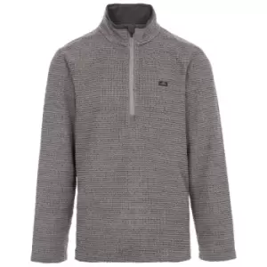 Image of Trespass Mens Nillsee Fleece Top (XS) (Storm Grey)
