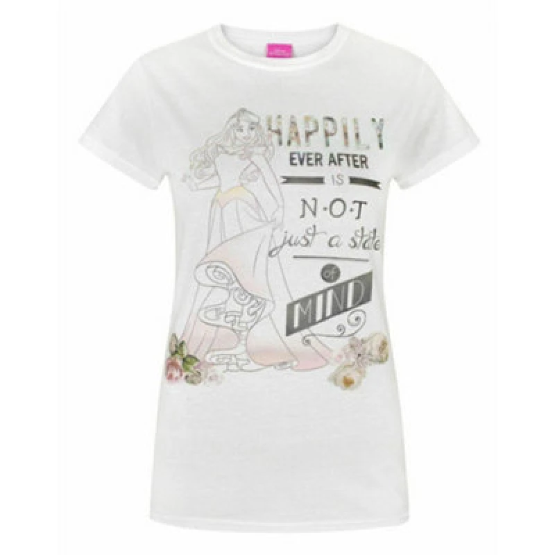Image of Disney Short Sleeved T-Shirt White