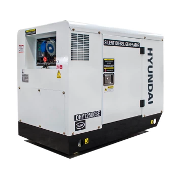 image of Hyundai 10kW/12.5kVA 230v Mains Standby Silenced Diesel Generator DHY12500SE