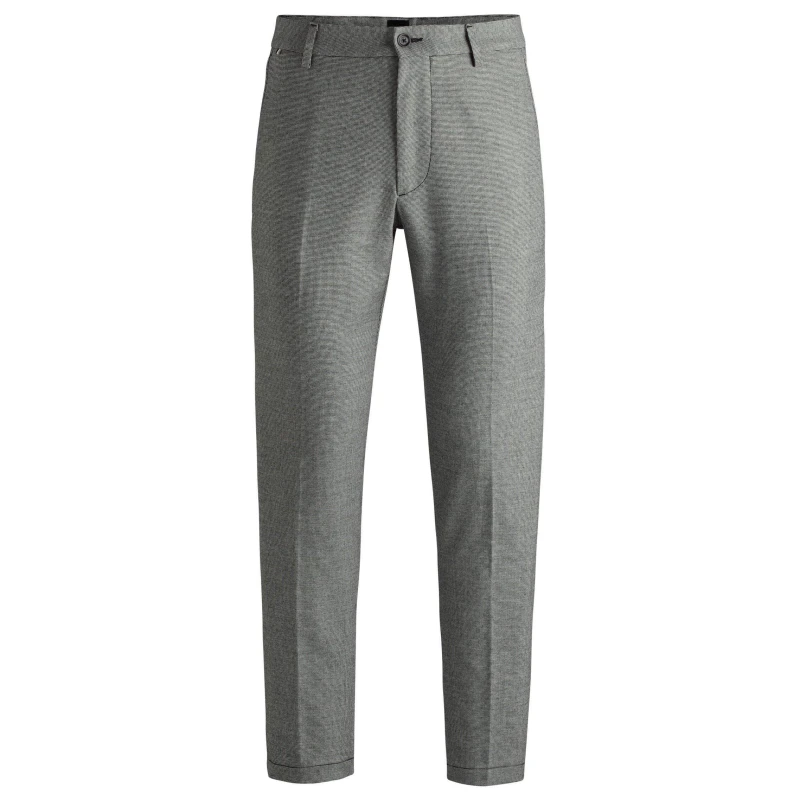 Image of Boss Regular-Fit Trousers Black male 30R