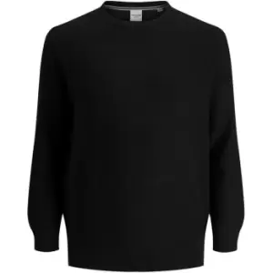Image of Jack and Jones Knit Crew Plus Size - Black