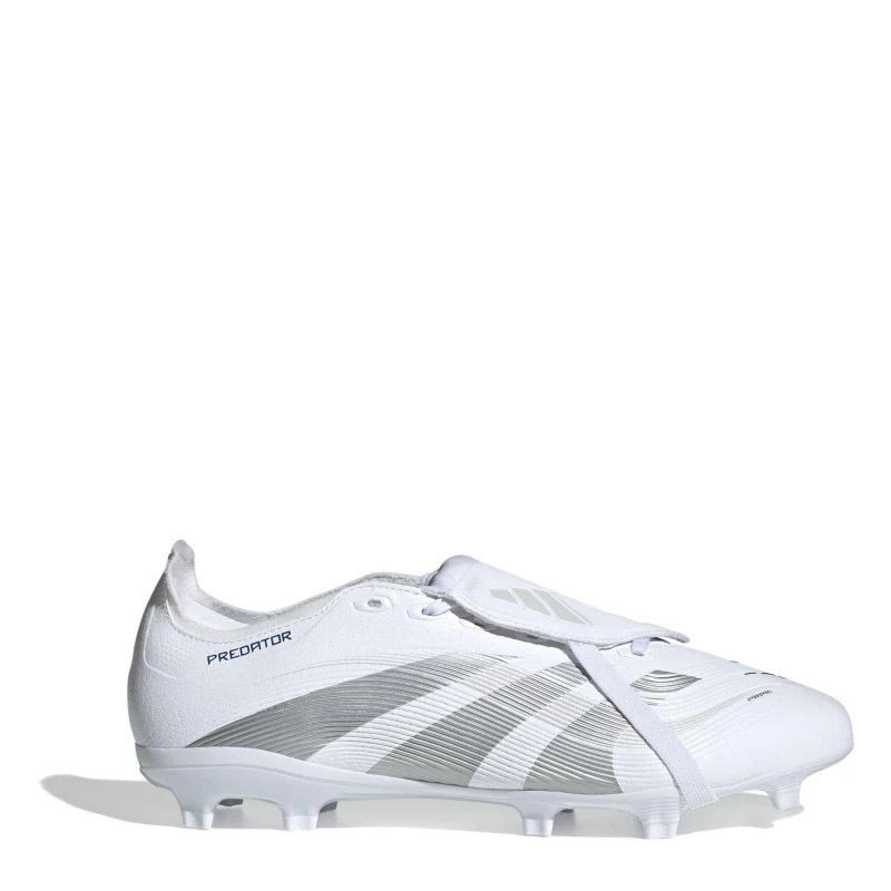 Image of adidas Predator League Fold-Over Tongue Firm Ground Football Boots - White White 6