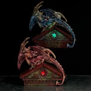 image of Stained Glass Window LED Dragon Figurine (1 Random Supplied)