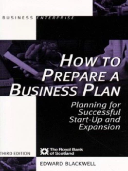Image of How to Prepare a Business Plan by Edward Blackwell and Royal Bank of Scotland Paperback