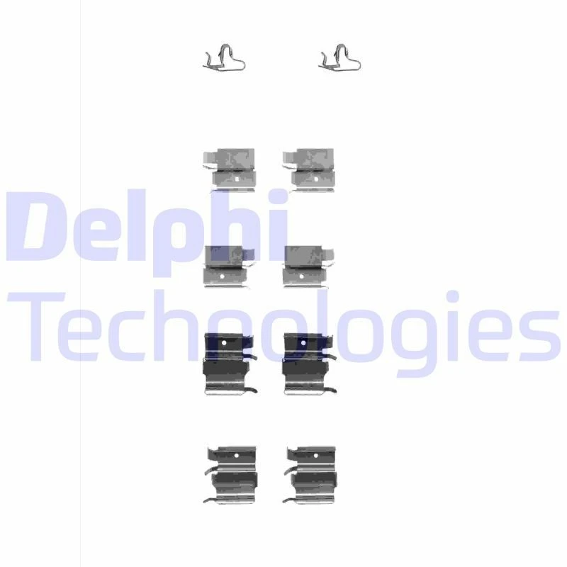 Image of DELPHI Brake pad fitting kit DELPHI LX0339