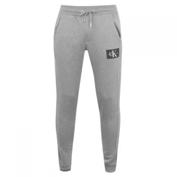 Image of Calvin Klein Jeans Mono Badge Jogging Pants - Mid Grey