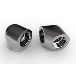 Image of EK Water Blocks EK-AF Angled 90 2F G1/4 - Black Nickel