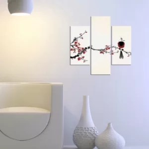 Image of 3MDF-031 Multicolor Decorative MDF Painting (3 Pieces)