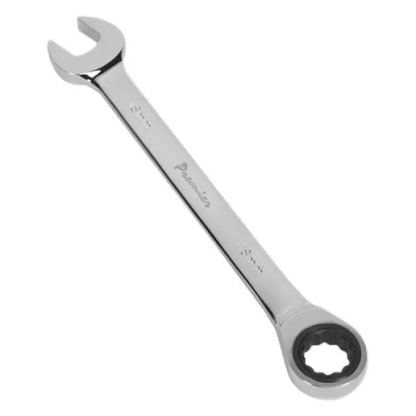 Image of Genuine SEALEY RCW18 Ratchet Combination Spanner 18mm