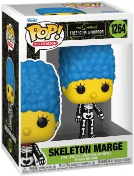 image of The Simpsons Skeleton Marge vinyl figurine no. 1264 Funko Pop! multicolor