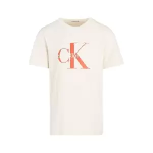 Calvin Klein Jeans Monogram T-Shirt - Beige