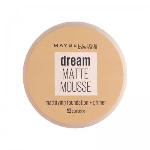 Image of Maybelline Dream Matte Mousse Foundation SPF15 Sun Beige 48 18ml