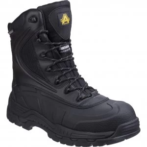 Image of Amblers Mens Safety AS440 Hybrid Metal Free Hi-Leg Waterproof Safety Boots Black Size 13