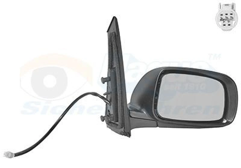 Image of VAN WEZEL Wing mirror VAN WEZEL 5466808