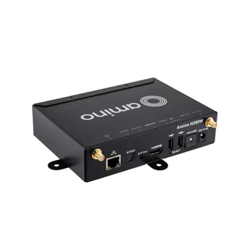 Image of Amino Technologies Amino Technologies H200W Black 4K Ultra HD 32GB 2.0 channels 3840 x 2160 pixels WiFi 99-480P00-00B