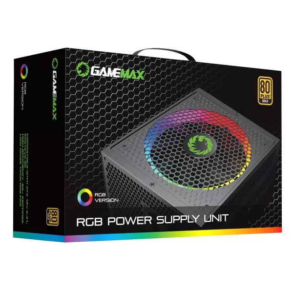 image of GameMax 850W Pro 850W Modular Power Supply 80 Plus Gold