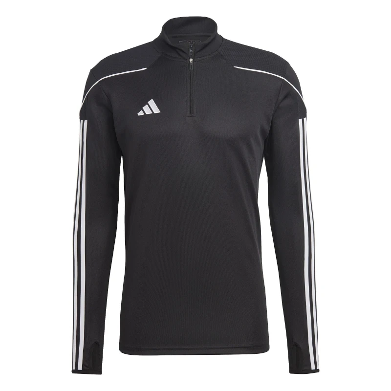Image of adidas Tiro 23 League Training Top 1/4 Zip Fleece Tops S Black 44369303350