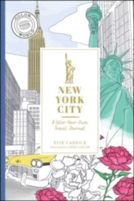 Image of New York City : A Color-Your-Own Travel Journal Paperback / softback