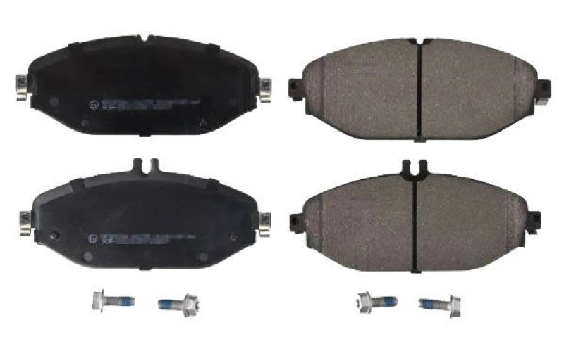 Image of Blue PRINT ADBP420019 Brake pad set Front Axle, prepared for wear warning indicator, with bolts/screws Brake Pad Set,disc brake (402)