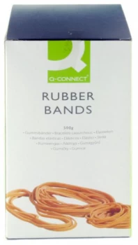 image of Q Connect Rubber Bands 500g Assorted