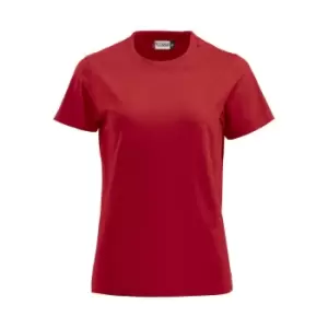 Image of Clique Womens/Ladies Premium T-Shirt (XL) (Red)