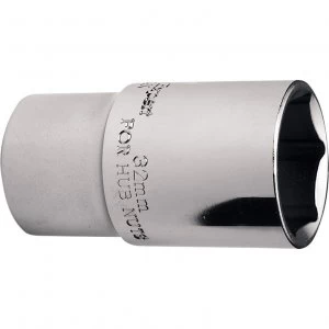 Image of Draper 1/2" Drive Hexagon Hub Nut Socket Metric 1/2" 32mm