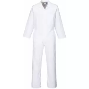 Image of Portwest 2201 - White Food Industry Coverall Boiler Suit sz 3 XL Regular - White