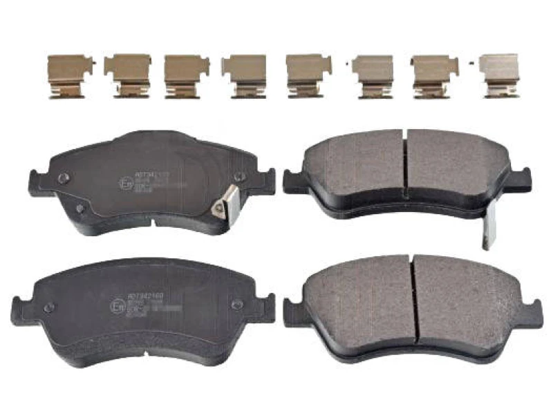 Image of Blue PRINT ADT342169 Brake pad set Front Axle, with acoustic wear warning Brake Pad Set,disc brake (402)