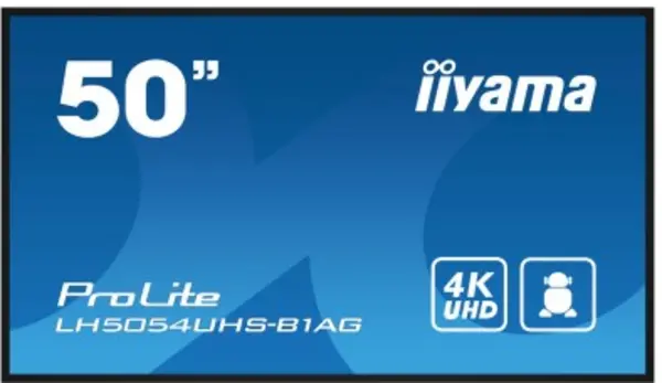 Image of iiyama 50" ProLite LH5050UHS-B1 4K Ultra HD Signage Commercial Display