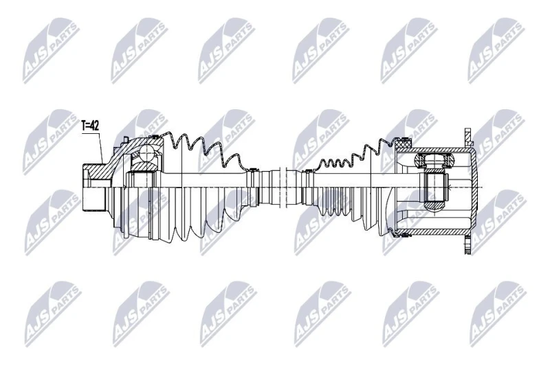 Image of NTY Drive shaft NTY NPW-AU-115