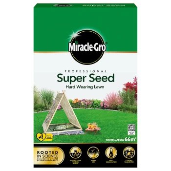Image of Miracle-Gro Professional Super Seed Hard Wearing Lawn 66m2 - 2kg