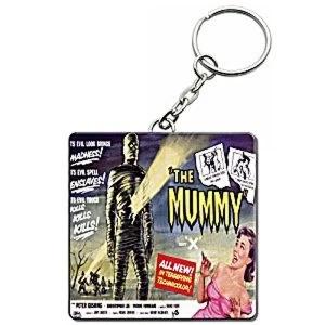 Image of Mummy Original Film Poster Key Ring (1959)