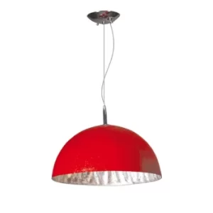 image of Moon Face Dome Pendant Ceiling Lights Red