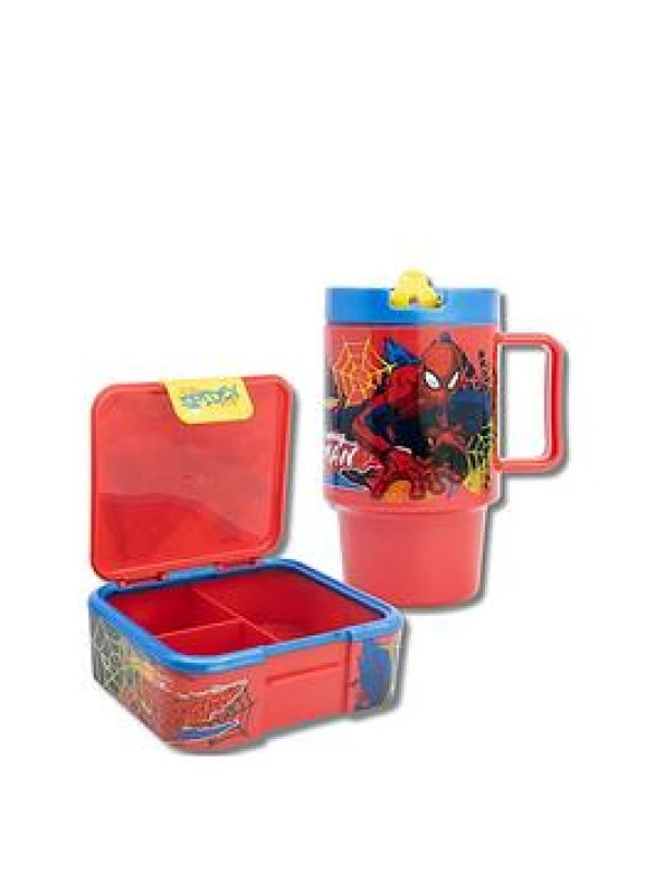 Image of Spiderman Packed Lunch Set, Multi 83537 / 83556
