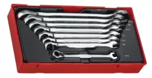 Image of Teng Tools TT6508RAF 8 Piece Imperial Ratchet Spanner Set