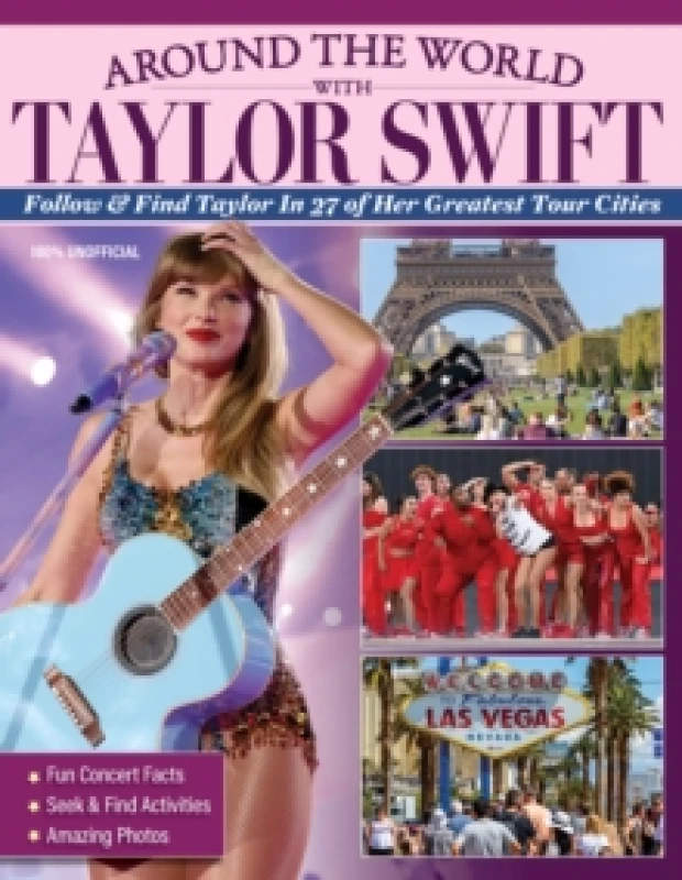 Image of Around the World with Taylor Swift : Follow & Find Taylor in 27 of Her Greatest Tour Cities Paperback / softback