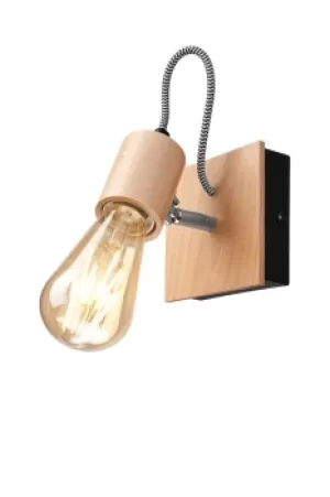 Image of Gustavo Wall Light Black, 1x E27