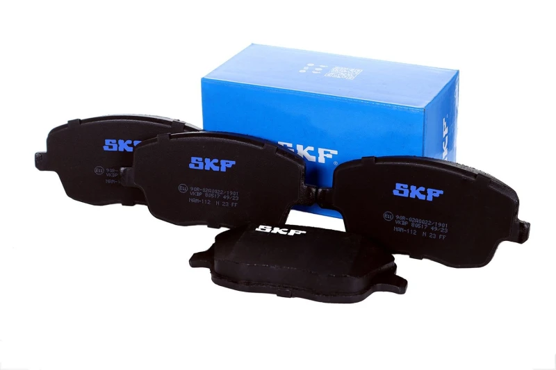 Image of SKF VKBP 80517 Brake pad set not prepared for wear warning indicator Brake Pad Set,disc brake (402)