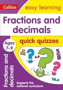 Image of Fractions & Decimals Quick Quizzes Ages 7-9 : Ideal for Home Learning