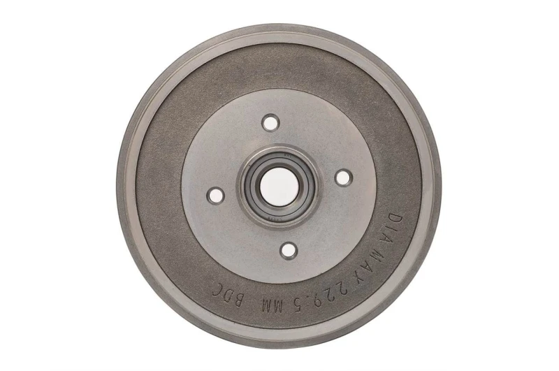 Image of Bosch 0 986 477 288 Brake Drum Rear Axle, 260,5mm, with wheel bearing Brake Drum (123)
