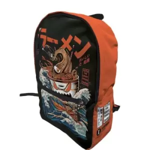 image of Ilustrata Great Ramen Backpack (One Size) (Black/Orange/Blue)