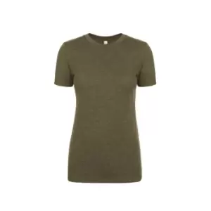 Image of Next Level Womens/Ladies Tri-Blend T-Shirt (XXL) (Military Green)