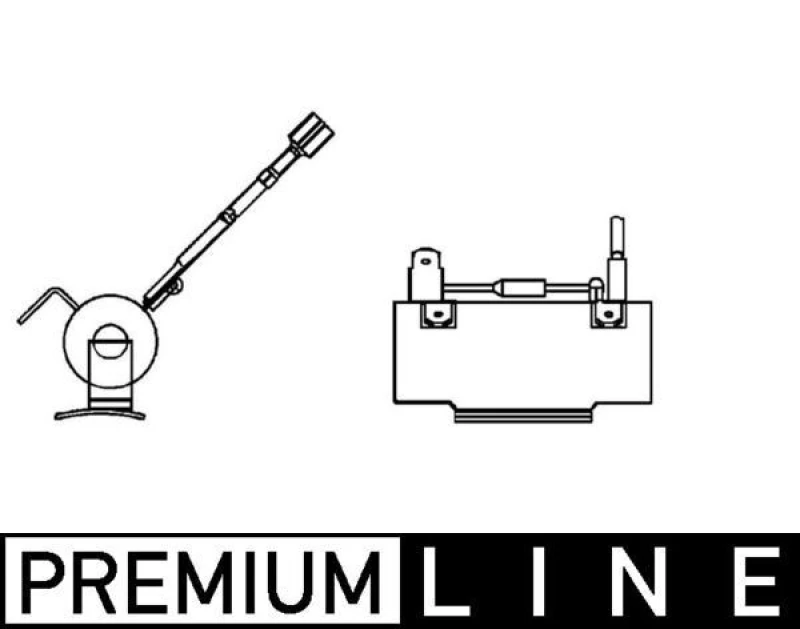Image of Blower motor resistor MAHLE ABR 80 000P