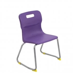 image of TC Office Titan Skid Base Chair Size 3, Purple