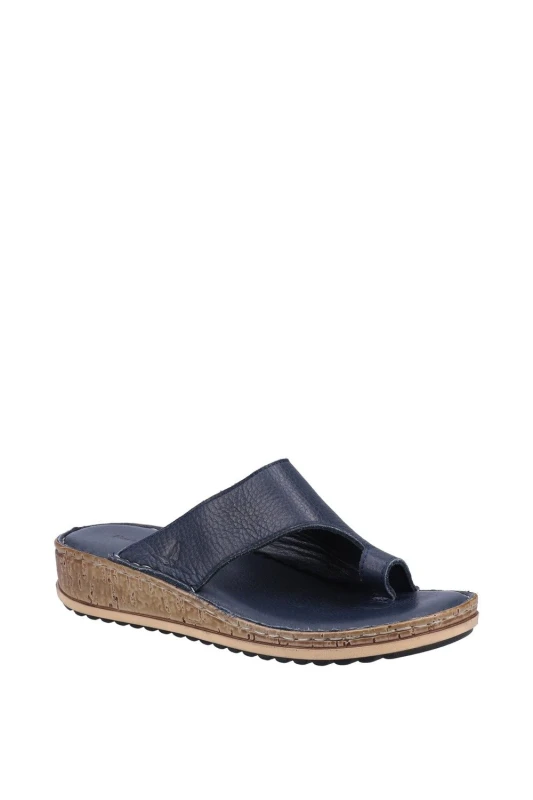 Image of Hush Puppies Elissa Toepost Sandal - Blue Blue 3