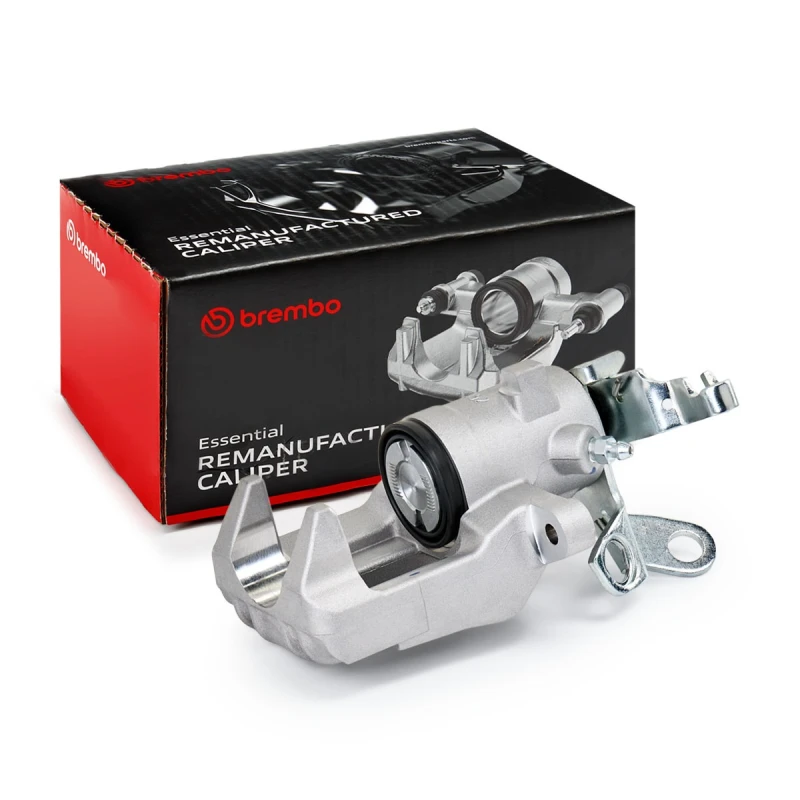 Image of BREMBO F 85 221 Brake caliper ESSENTIAL LINE Rear Axle Right Aluminium Brake Caliper (78)