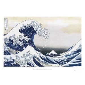Image of Hokusai Great Wave Maxi Poster